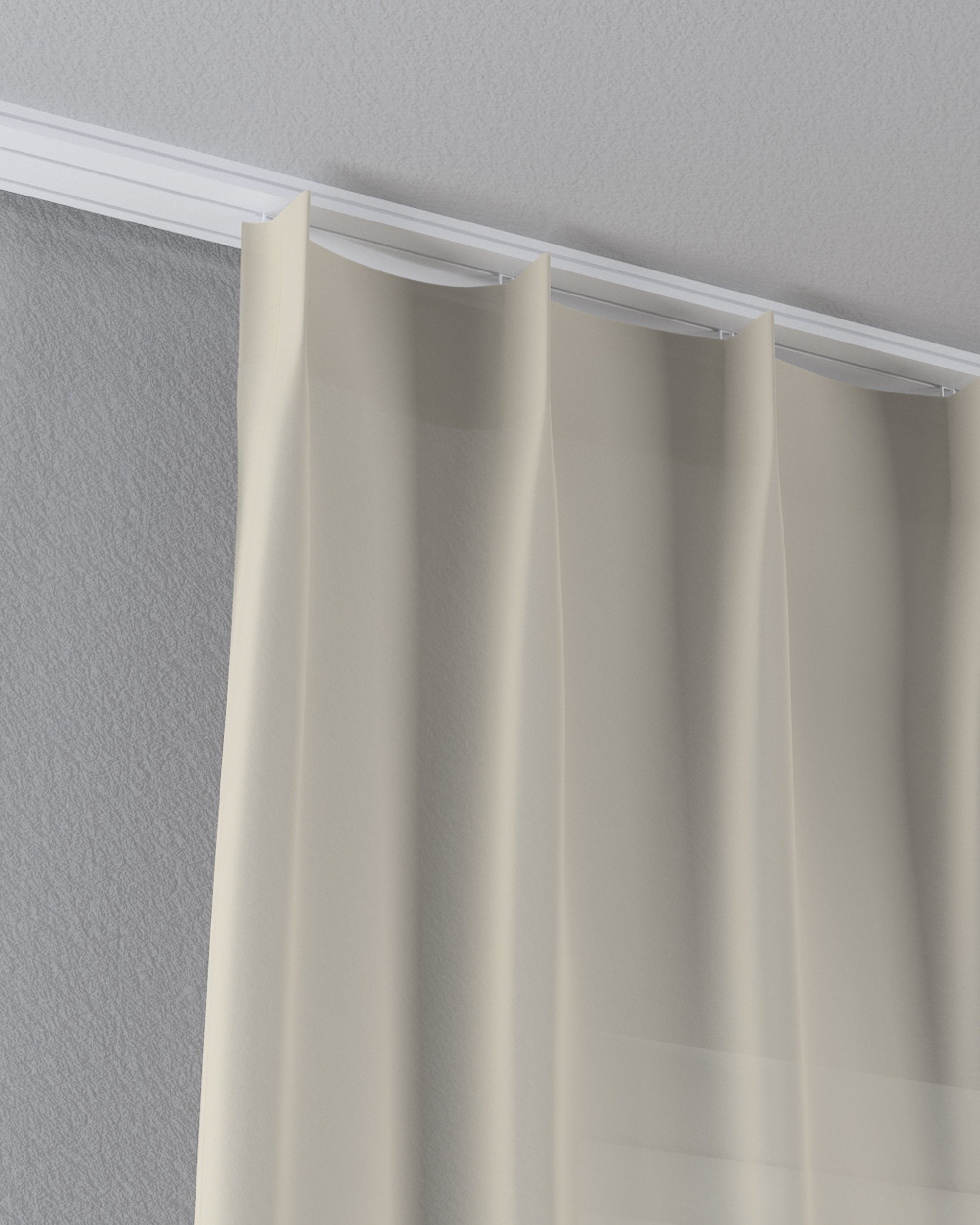 1484-184-41 couleur beige tissu semi-transparent, tresse (hover)