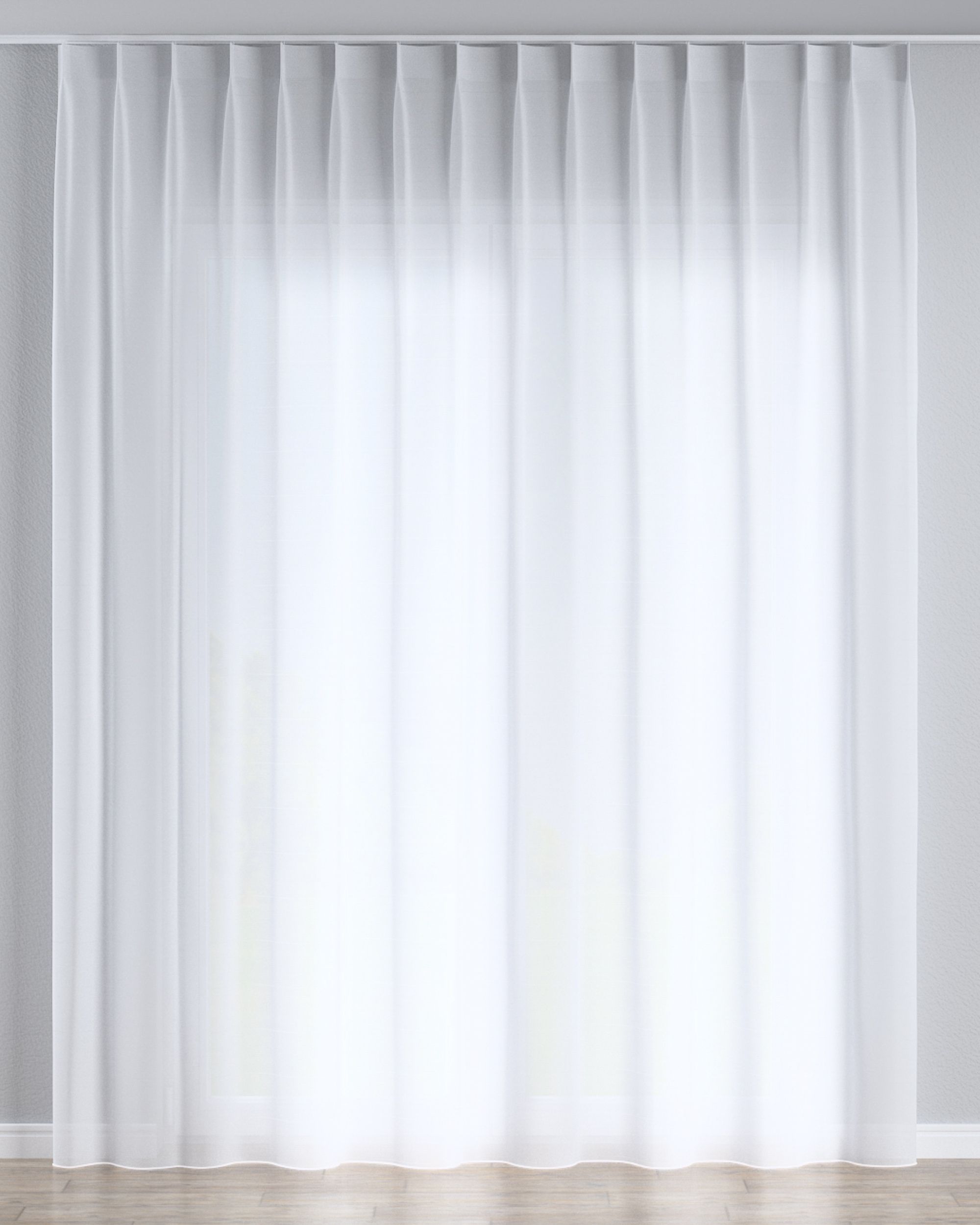 1484-901-00 couleur blanc tissu semi-transparent, brillant