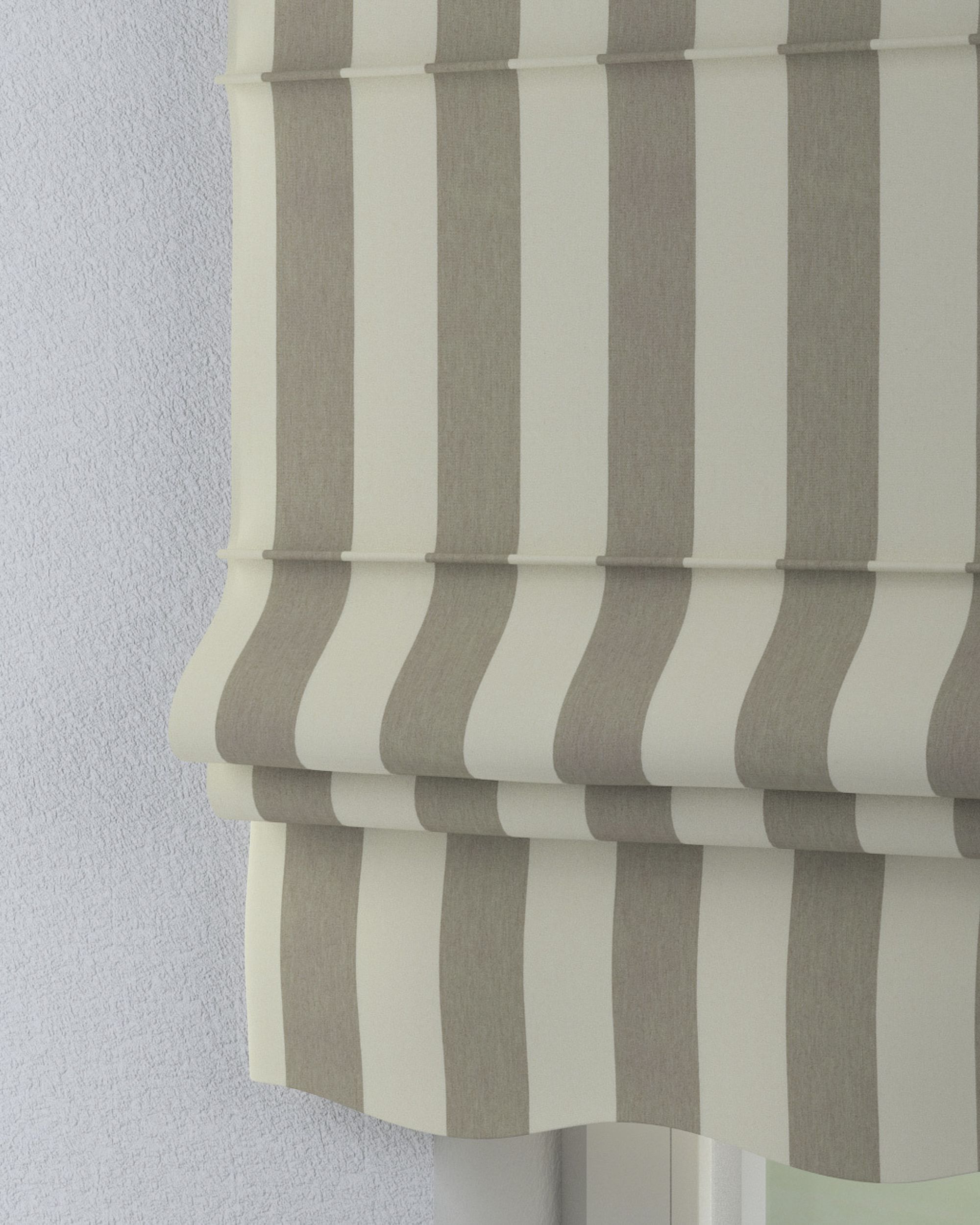 Store bateau Mela couleur beige tissu à motifs (hover)