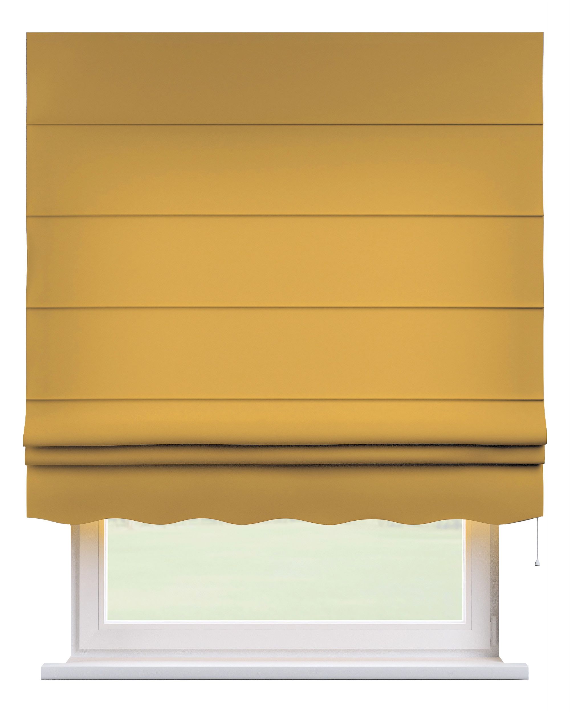 Store bateau Mela couleur jaune
