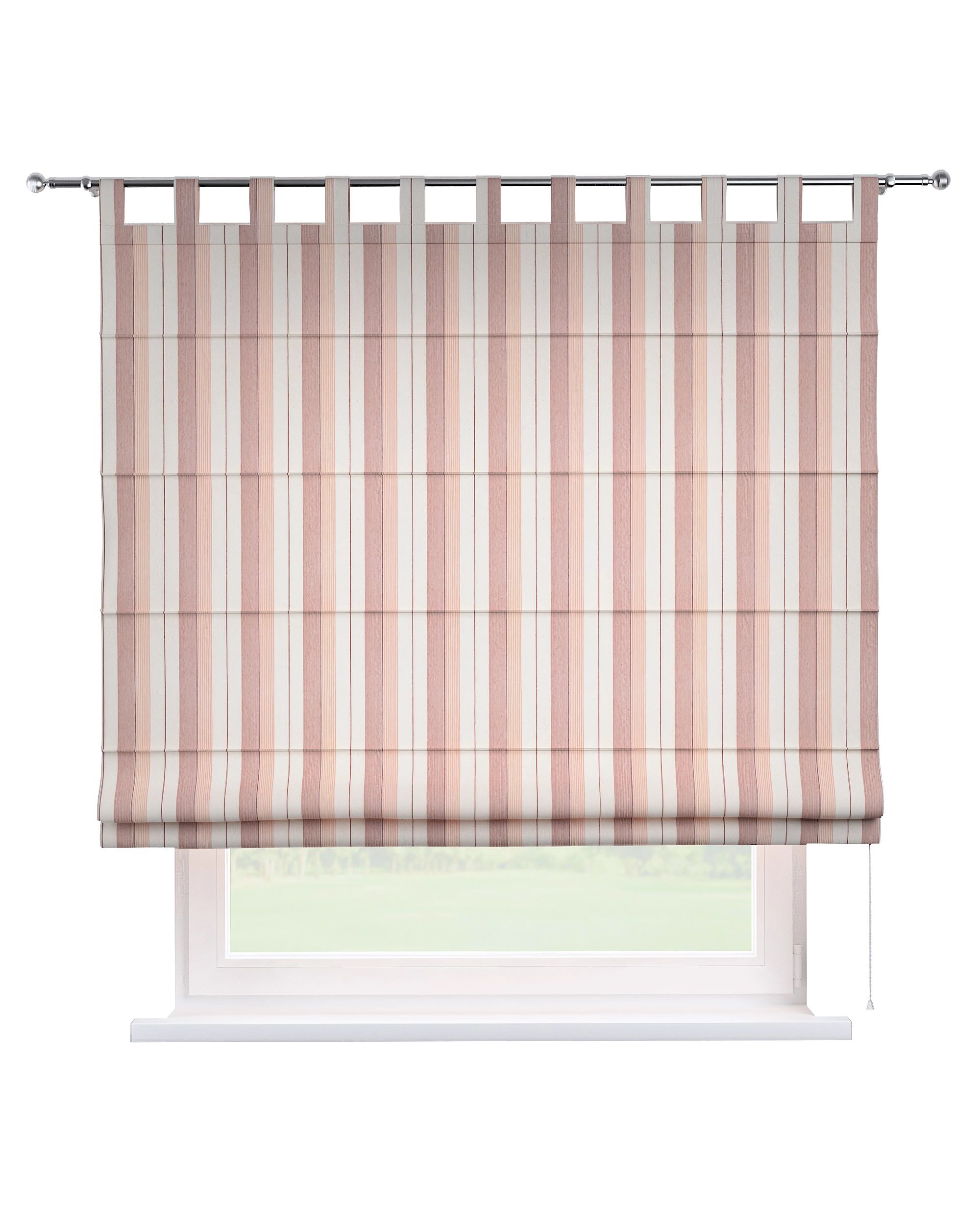 Store bateau Oli couleur rouge tissu tresse, à motifs