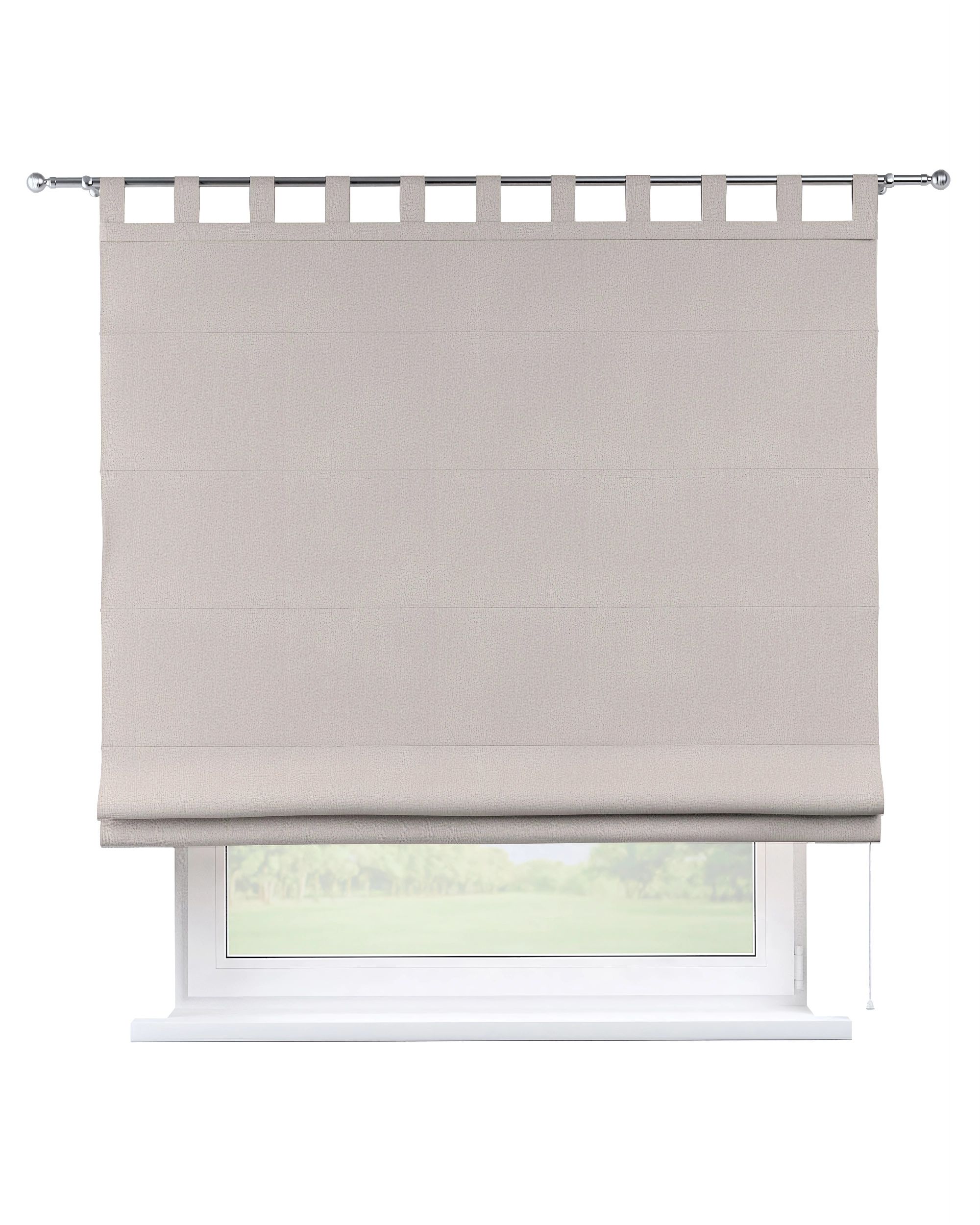 Store bateau Oli couleur beige tissu tresse, black-out