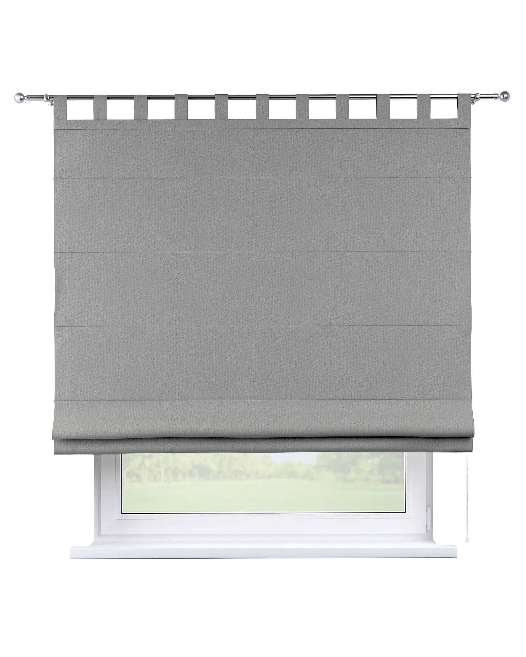 Store bateau Oli couleur gris tissu tresse, black-out