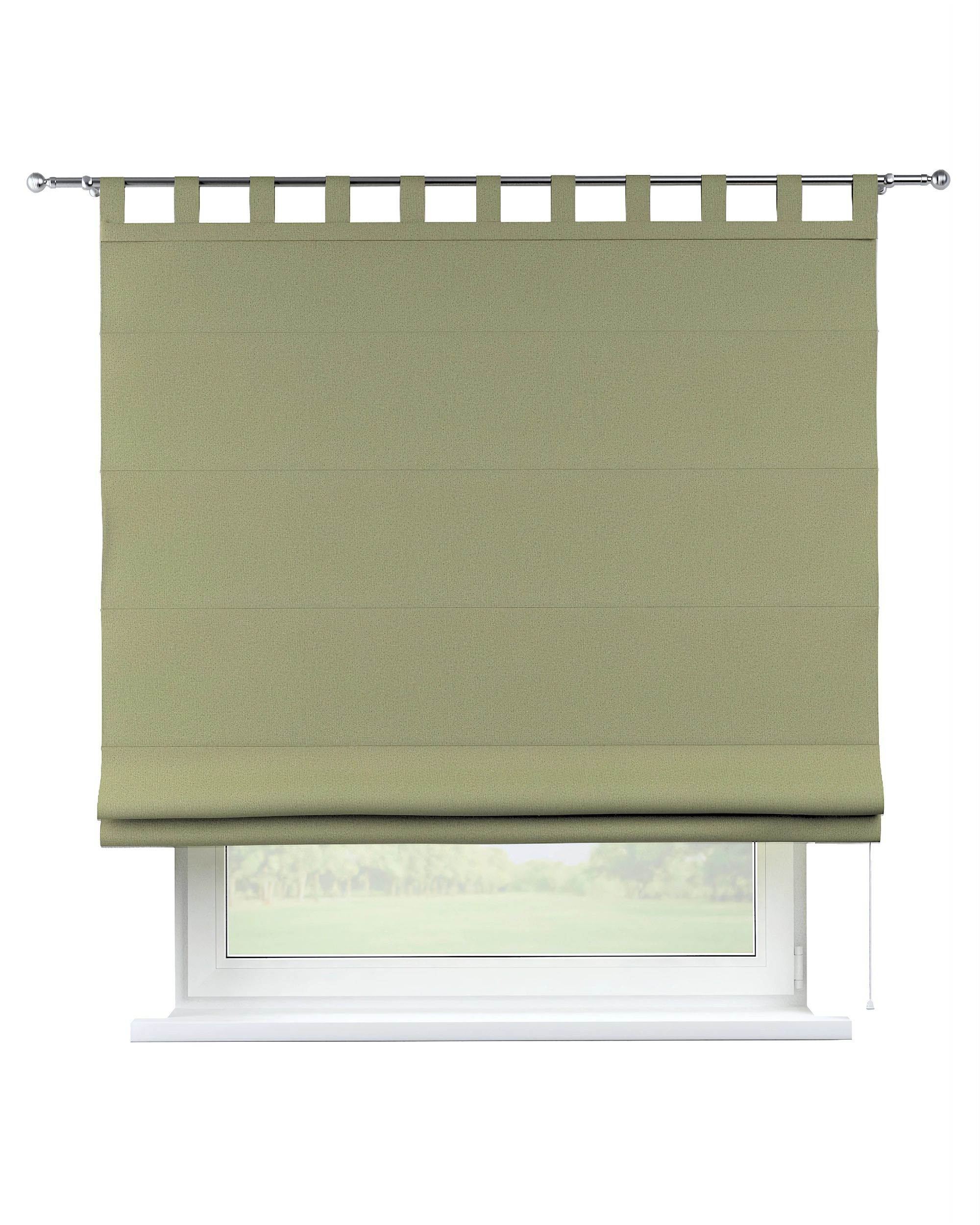 Store bateau Oli couleur vert tissu tresse, black-out