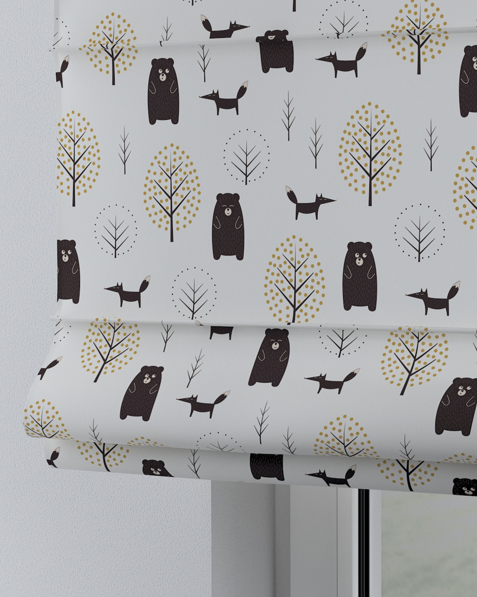 Store bateau Oli couleur marron tissu à motifs (hover)