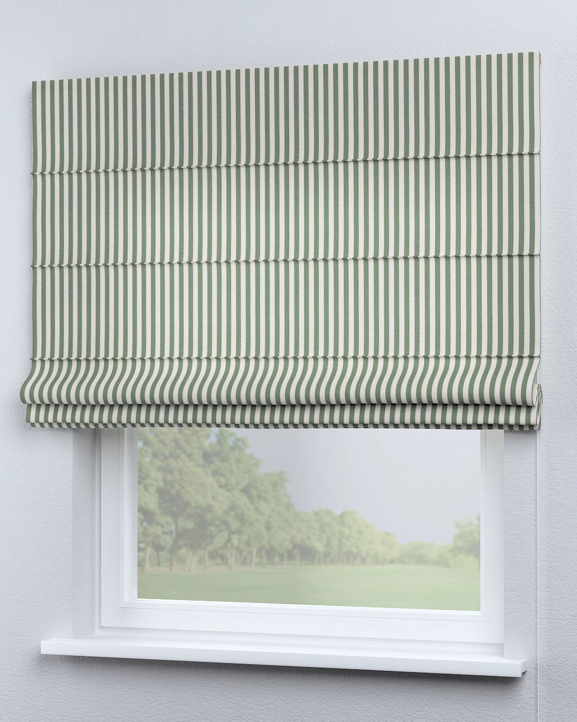 Store bateau Billie couleur vert tissu à motifs (hover)