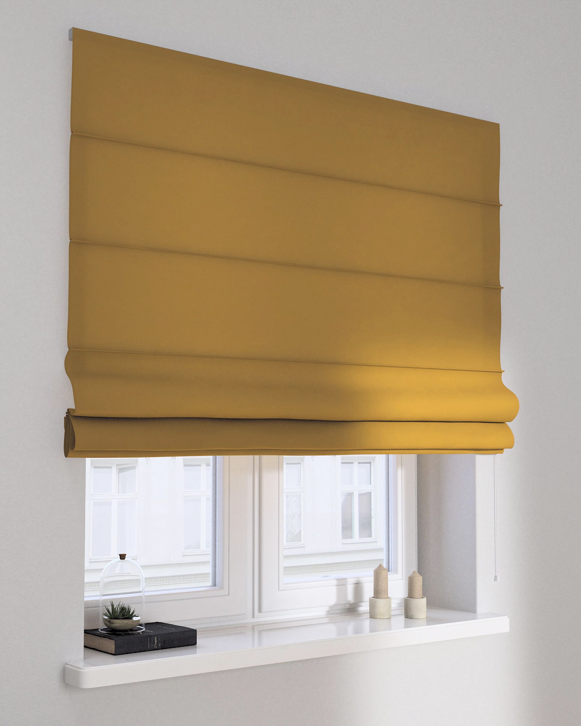 Store bateau Billie couleur jaune