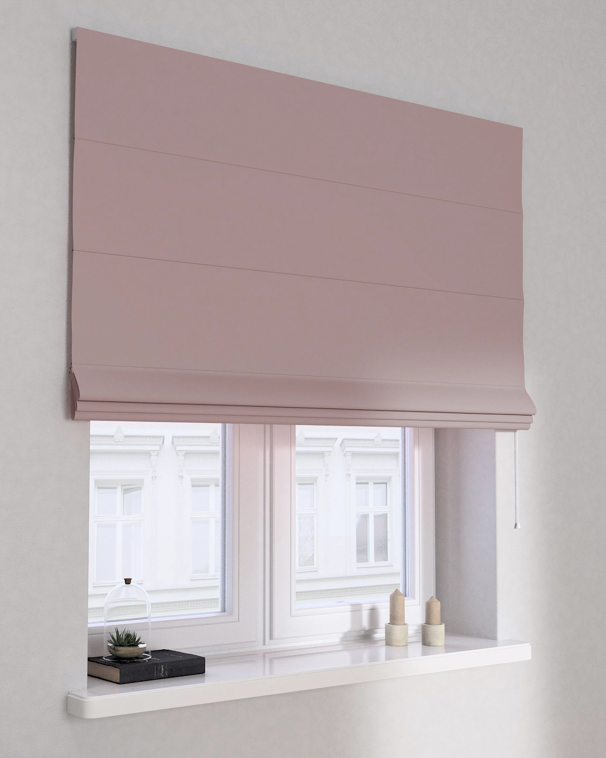 Store bateau Billie couleur rose tissu black-out