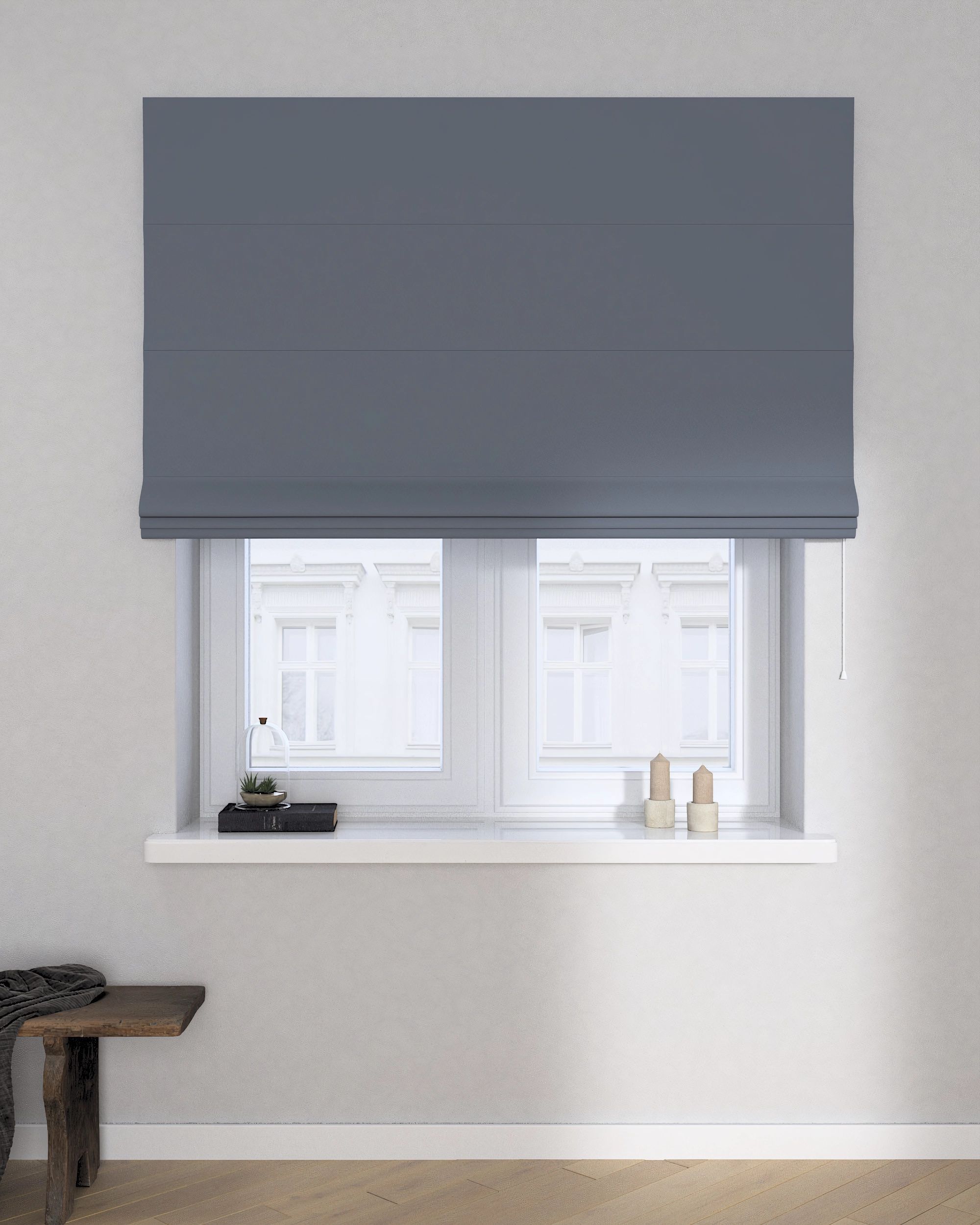 Store bateau Billie couleur gris tissu black-out (hover)