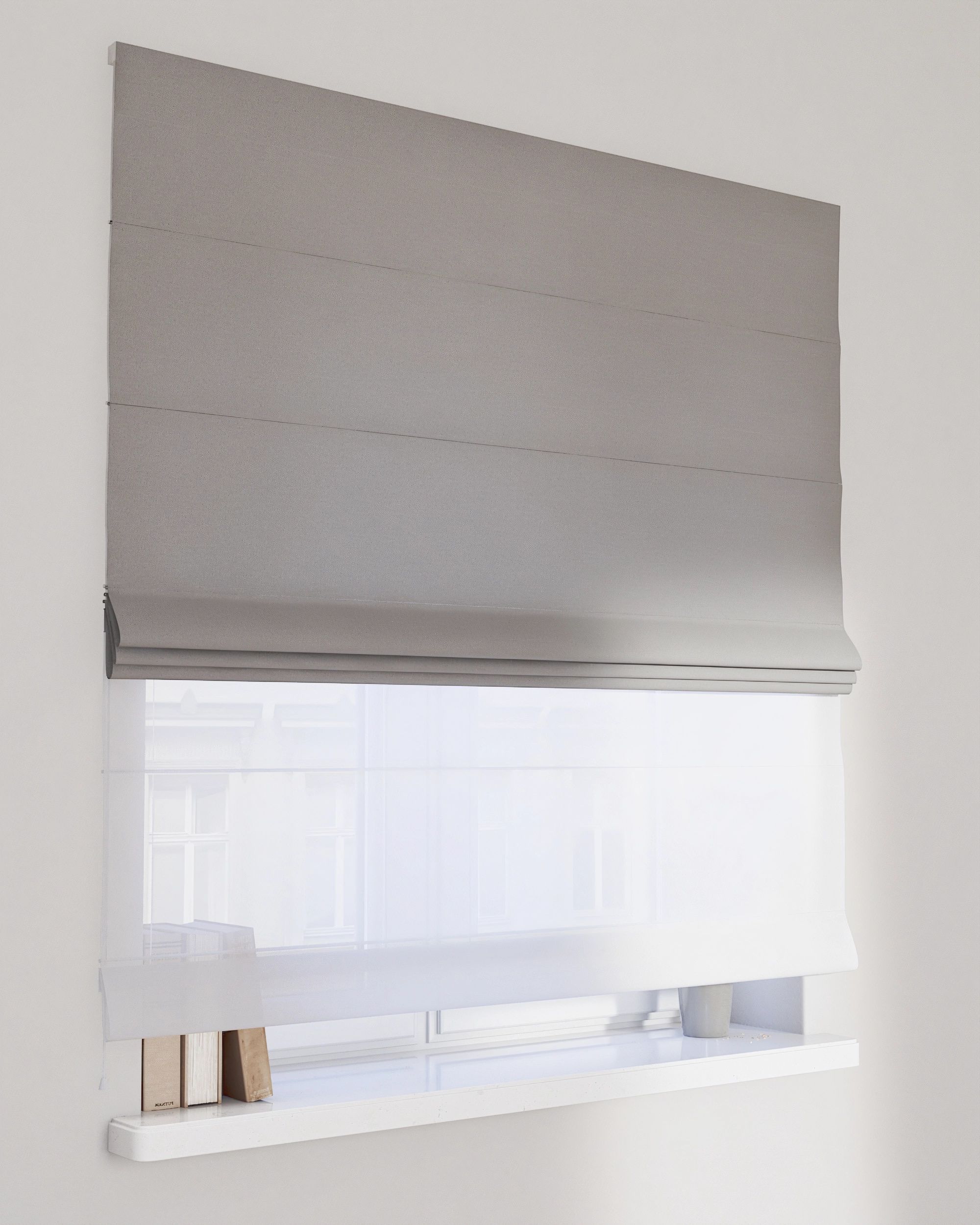 Store romain Duo couleur gris
