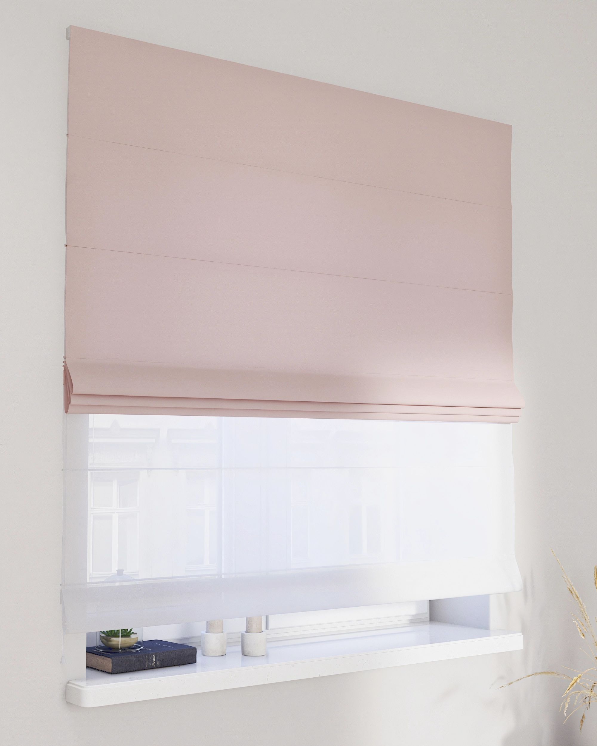 Store romain Duo couleur rose