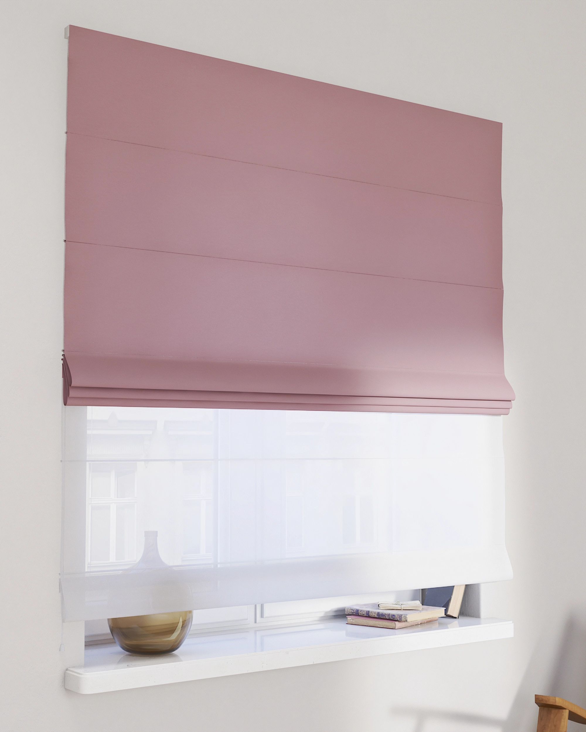 Store romain Duo couleur rose