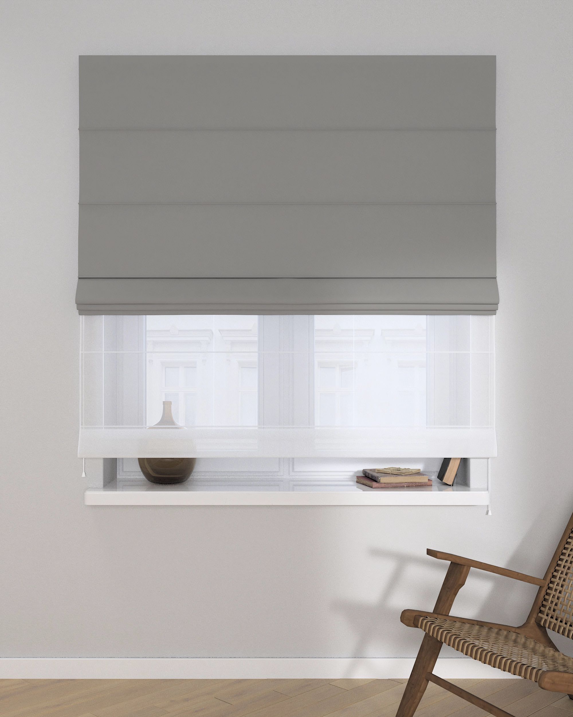 Store romain Duo couleur gris (hover)