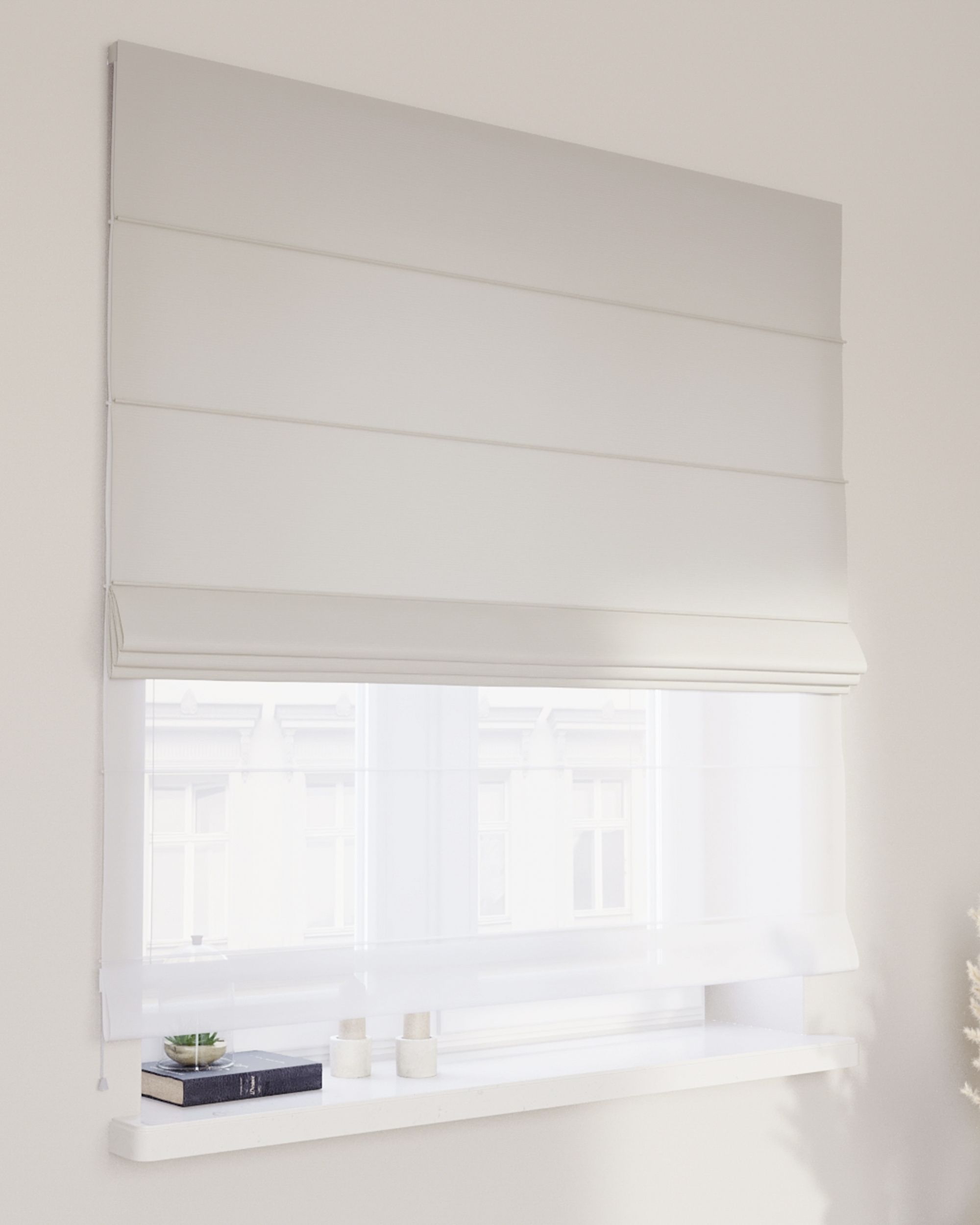 Store romain Duo couleur gris