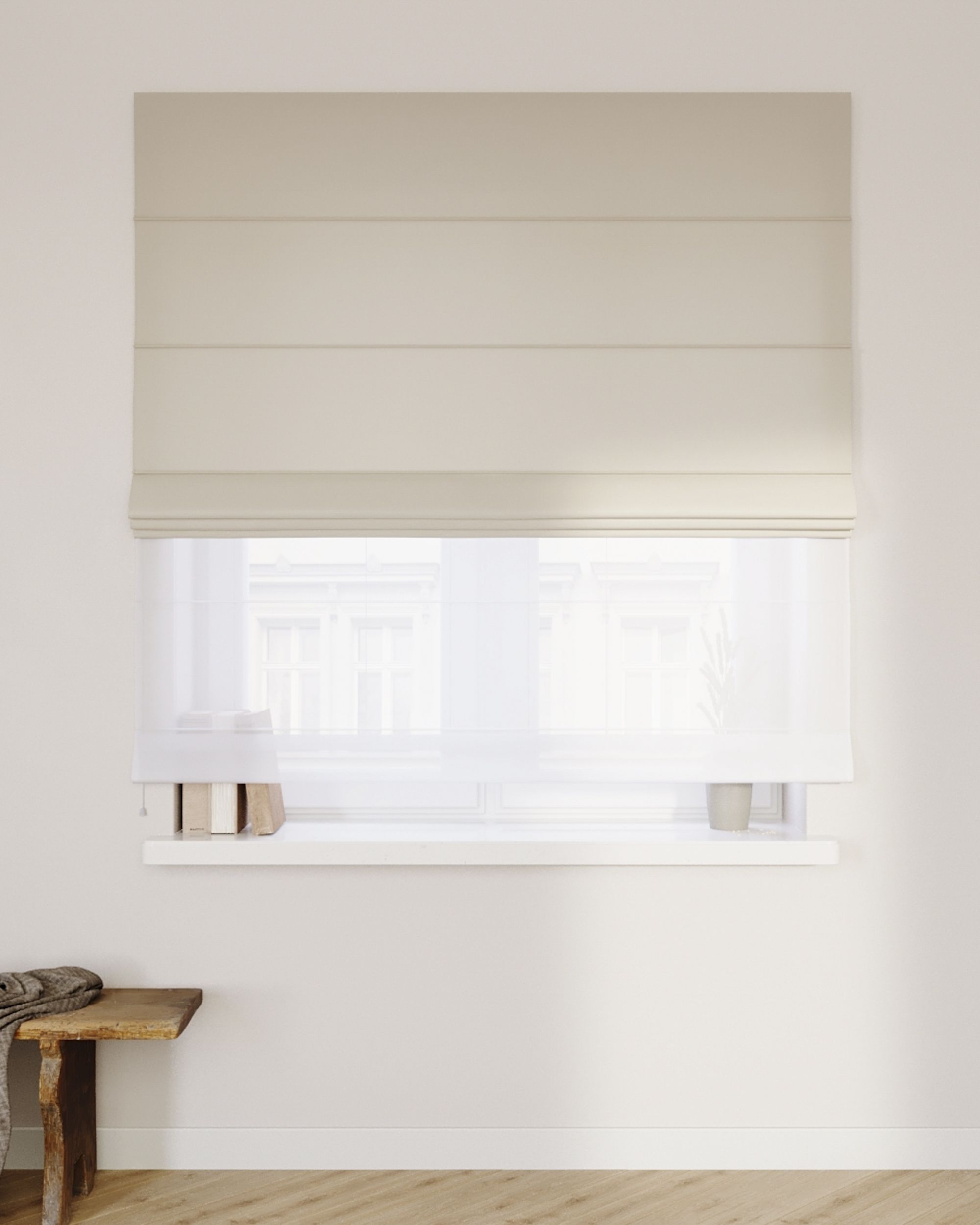 Store romain Duo couleur beige (hover)