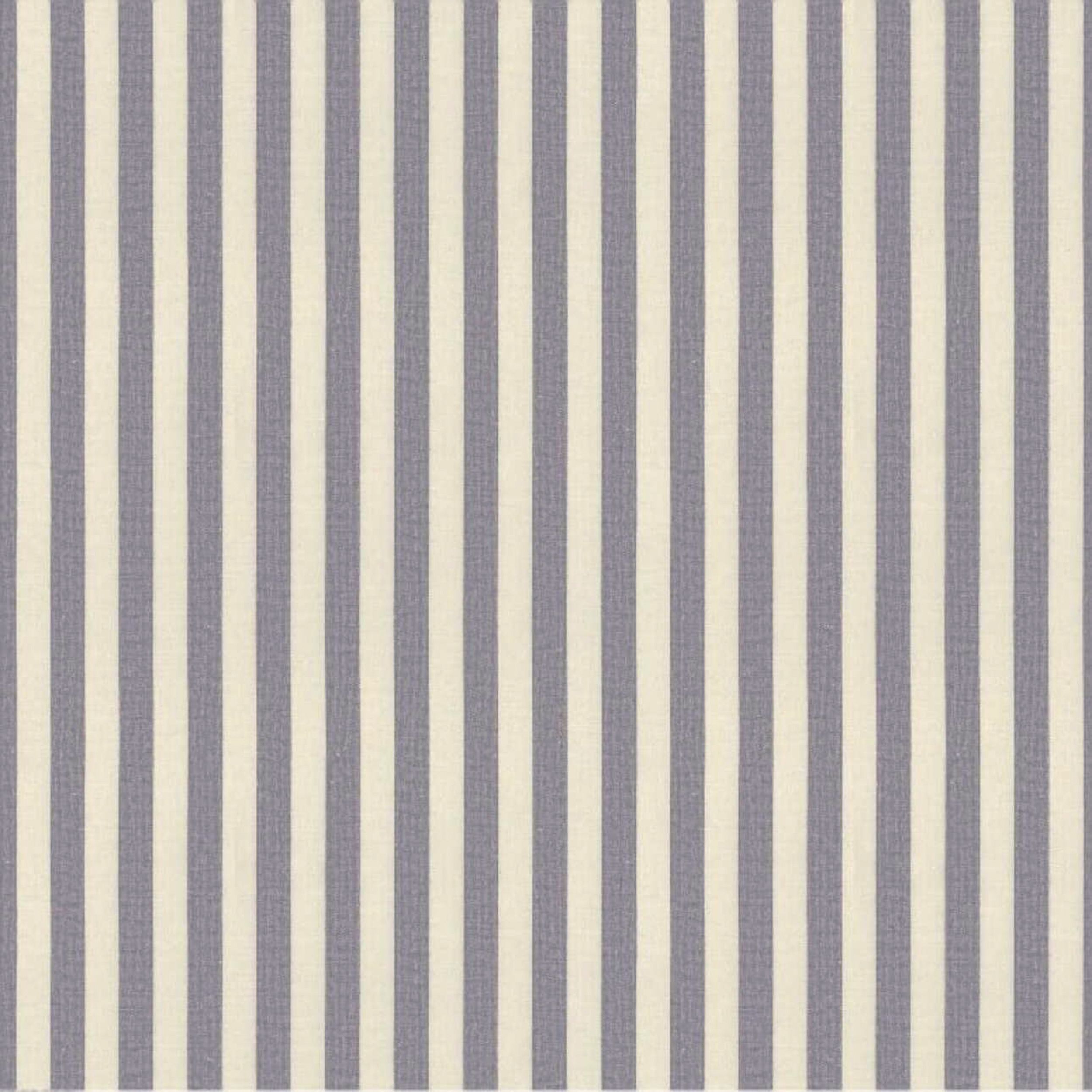 Stripes 136-02 rayures bleu marine et blanc (1,5cm)