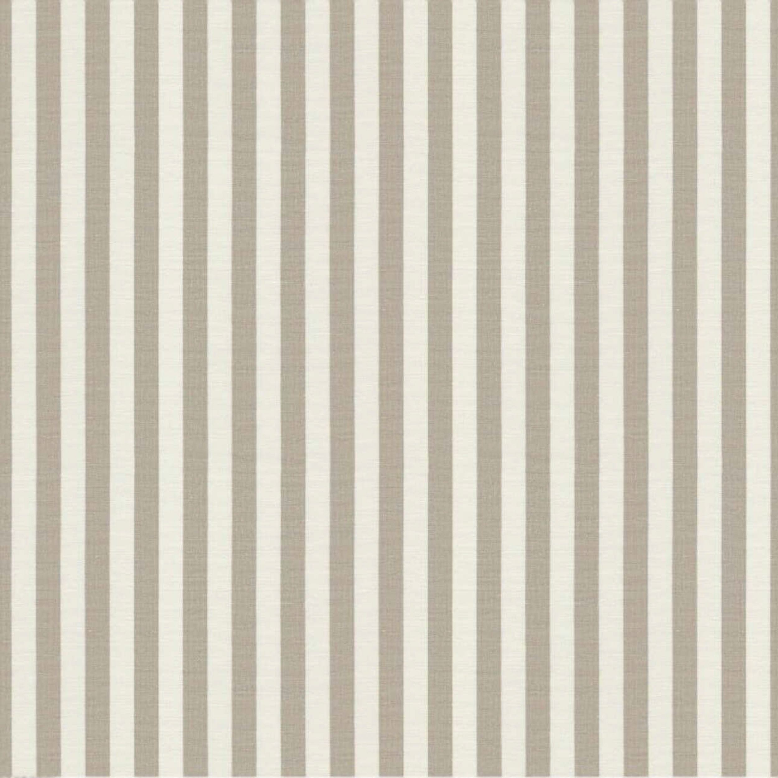 Stripes 136-07 rayures beige et blanc (1,5cm)