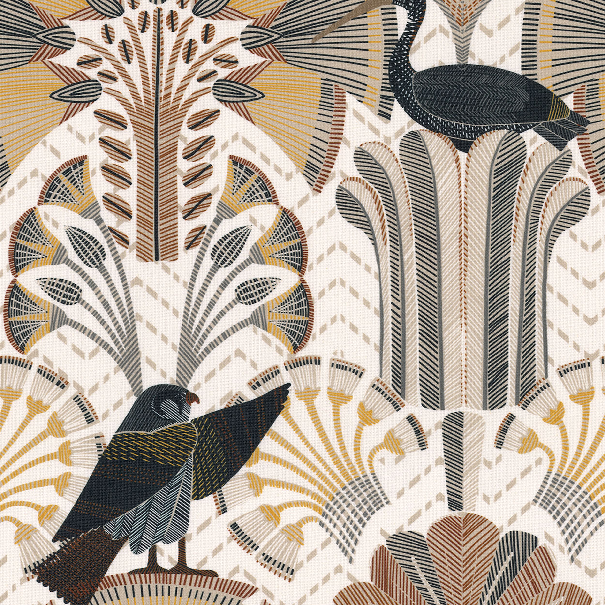 144-25 motif abstrait beige-marron