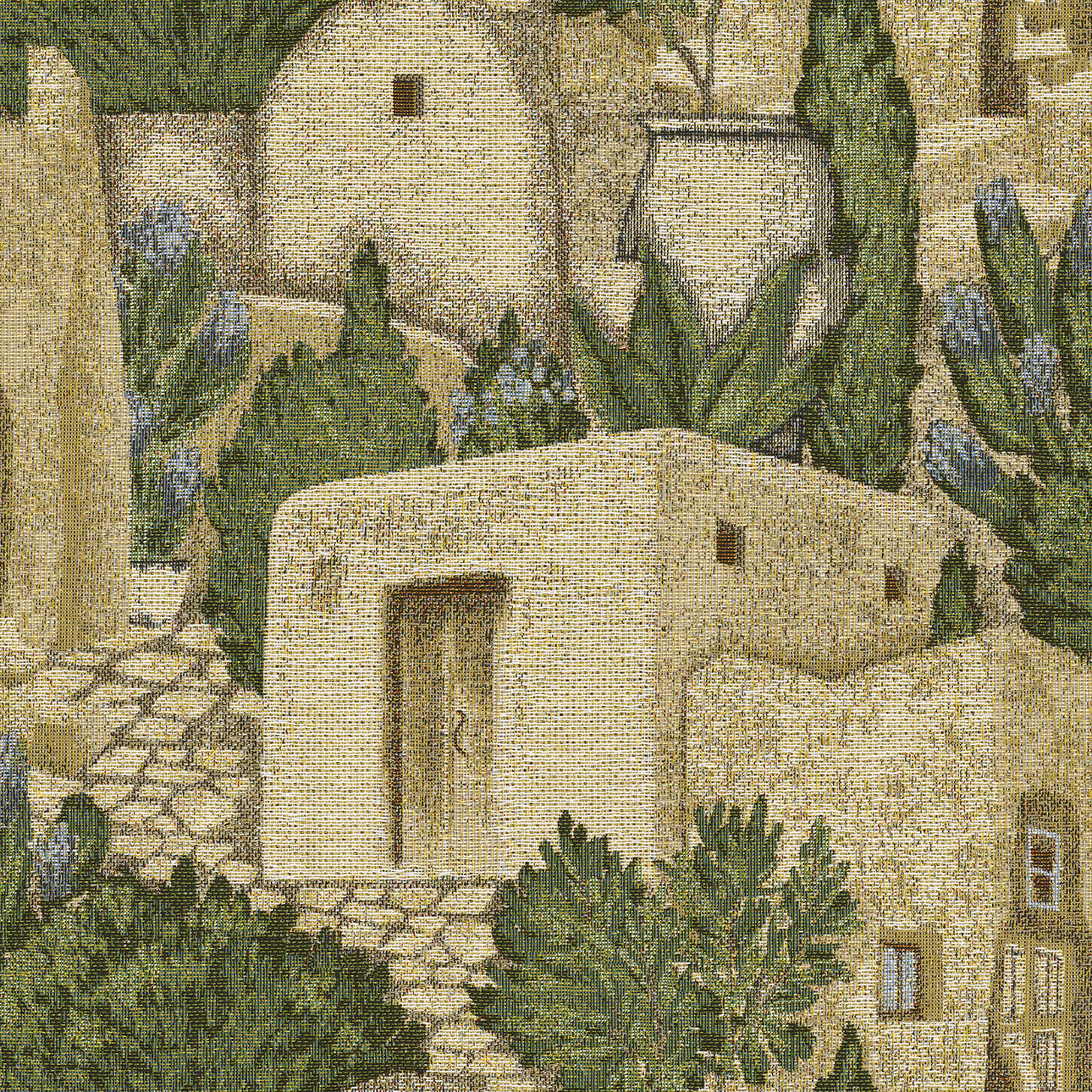 144-82 motif méditerranéen sable-vert