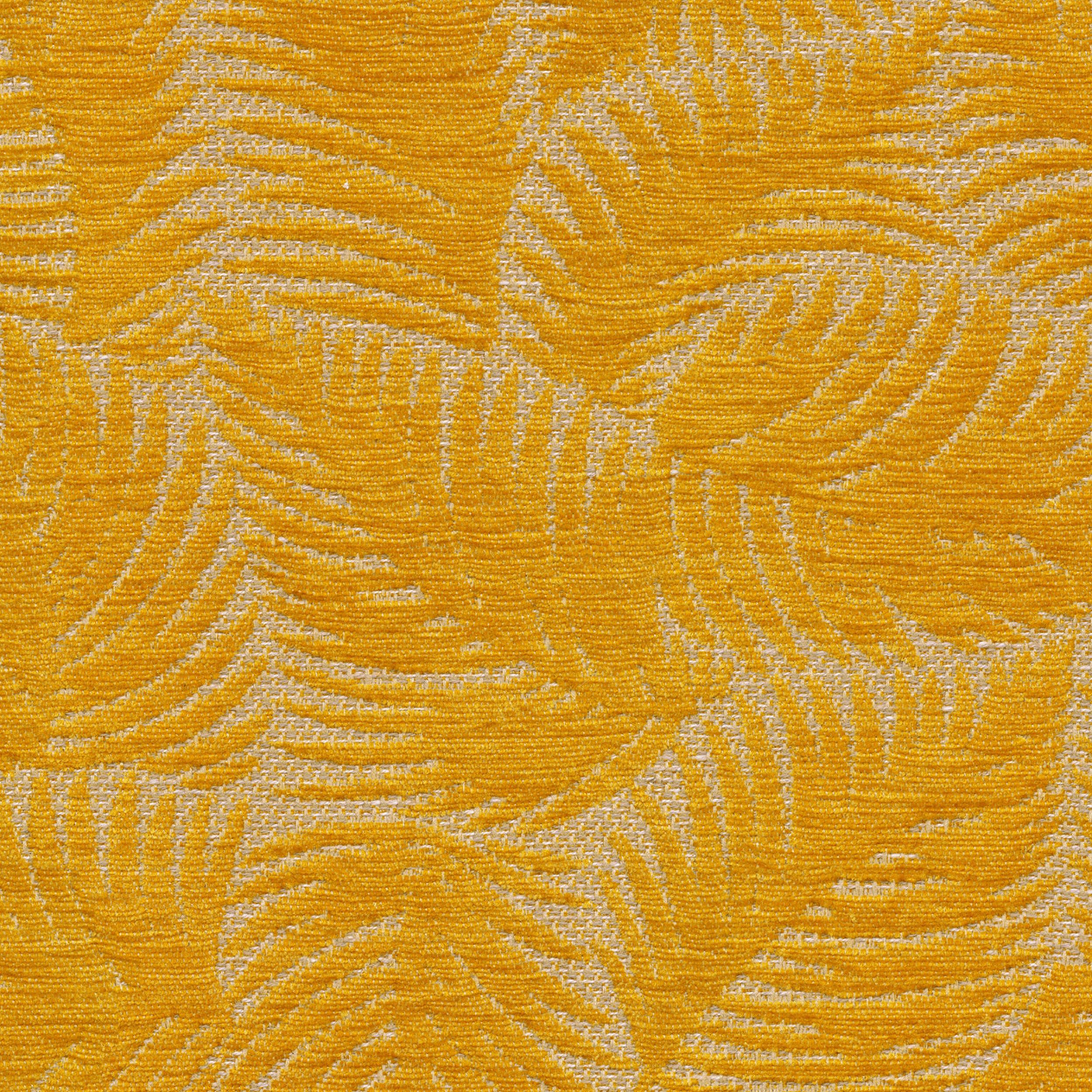 144-88 feuilles de fougère couleur miel sur fond beige